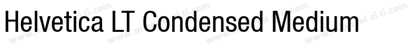 Helvetica LT Condensed Medium (True字体转换